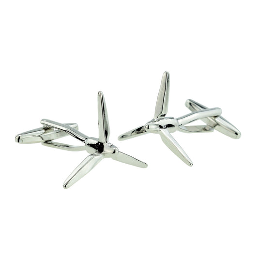 Wind Turbine Design Cufflinks | Ashton and Finch