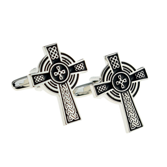 Celtic Cross Religious Cufflinks | Ashton and Finch