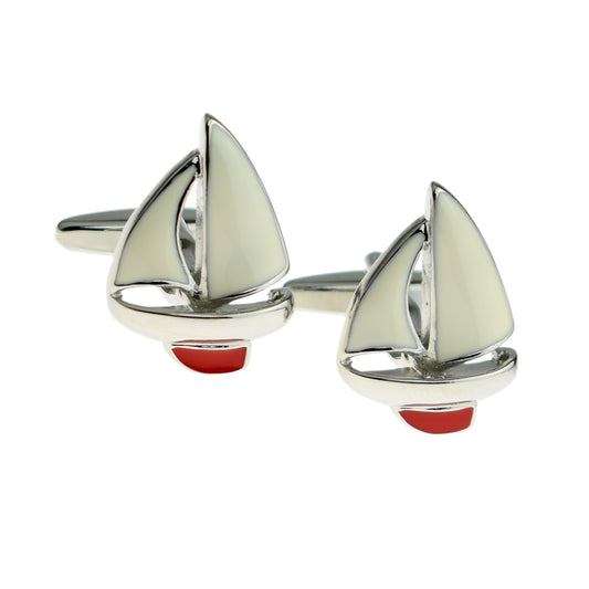 Red Keel Yacht Sailing Sailors Cufflinks | Ashton and Finch