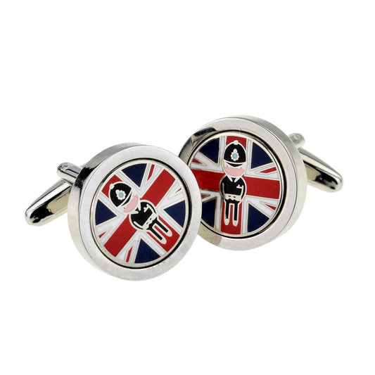 Union Jack with Policeman Design Cufflinks | Ashton and Finch