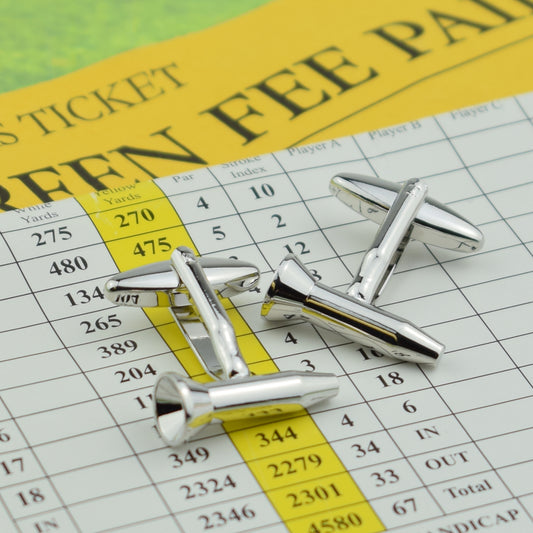 Golf Tee Golfers Cufflinks | Ashton and Finch