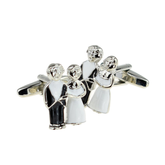 Wedding Couple Bridal Bride & Groom Cufflinks | Ashton and Finch