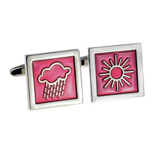 Weather Sun Rain Cufflinks | Ashton and Finch