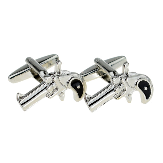 Sixgun Pistol Gun Cufflinks | Ashton and Finch