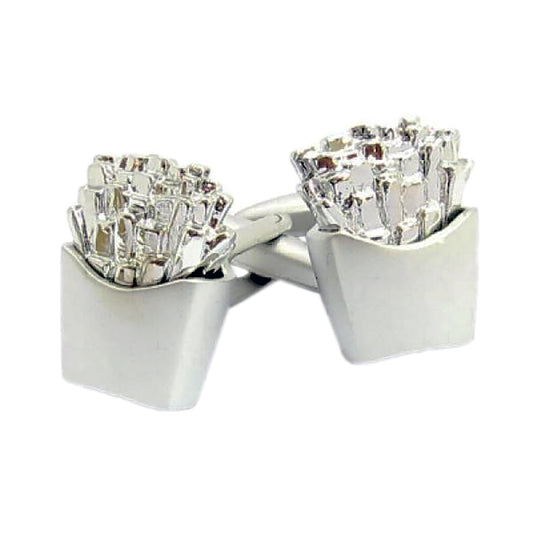 French Fries Food Chips Cufflinks | Ashton and Finch