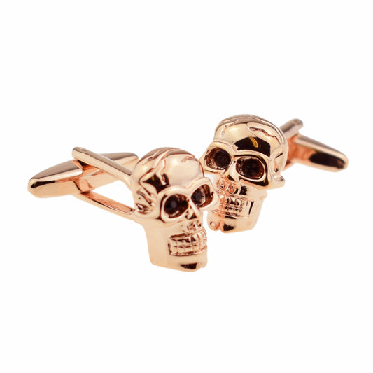 Rose Gold Skulls Cufflinks | Ashton and Finch