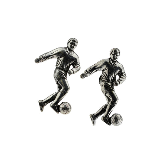 English Made Football Player Pewter Cufflinks | Ashton and Finch