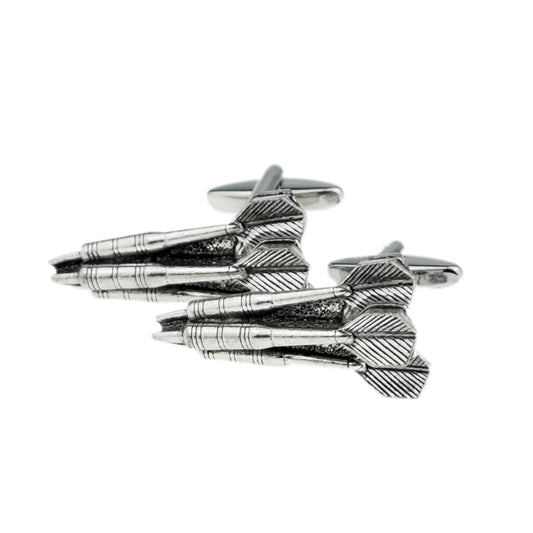 English Made Darts Pewter Cufflinks | Ashton and Finch