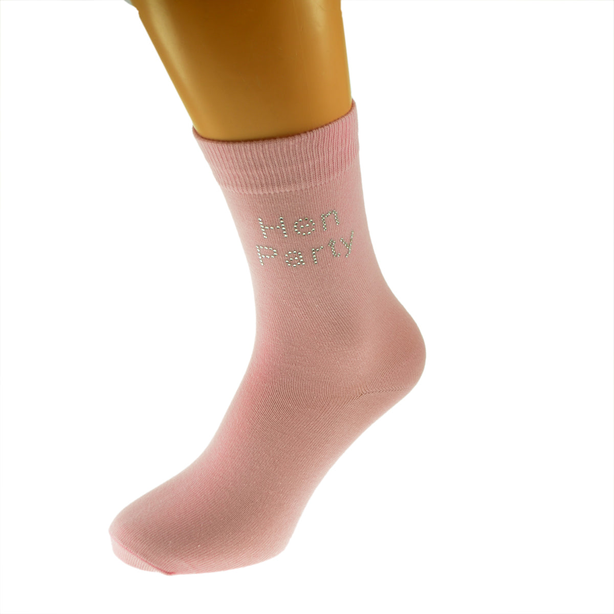 Pink Diamante Hen Socks Hen Party| Ashton and Finch
