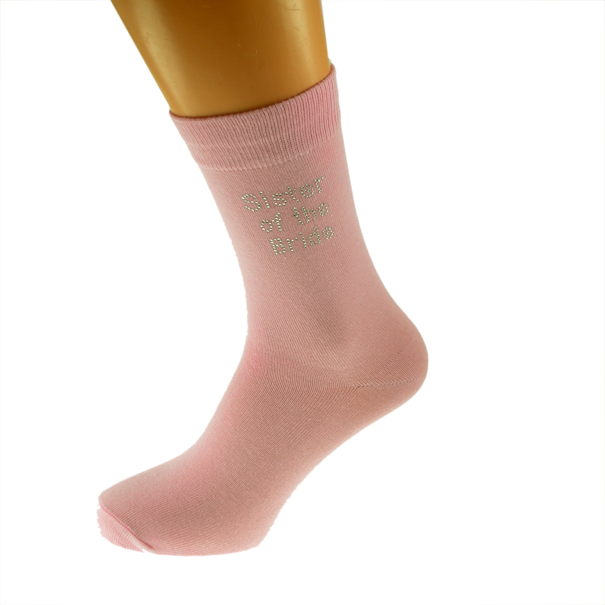 Pink Diamante Hen Socks Sister Of The Bride| Ashton and Finch