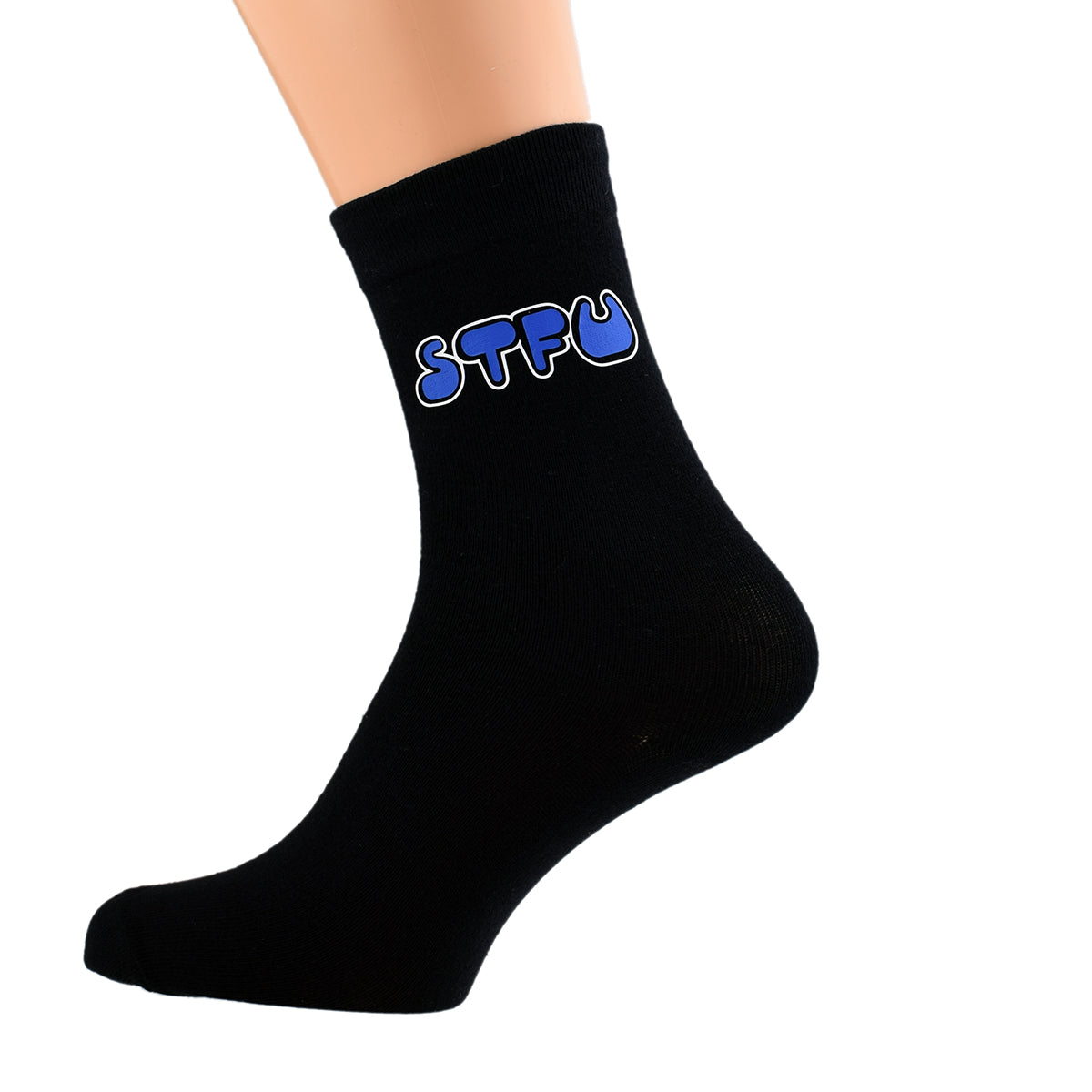 STFU Design Mens Black Socks| Ashton and Finch