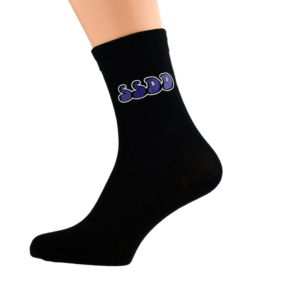 SSDD Design Mens Black Socks| Ashton and Finch