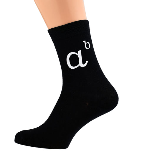 Exponent Design Mens Black Socks| Ashton and Finch