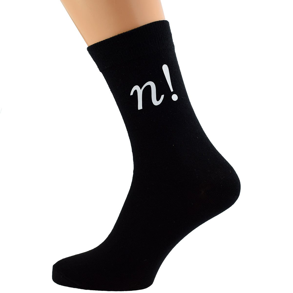 Factorial Design Mens Black Socks| Ashton and Finch