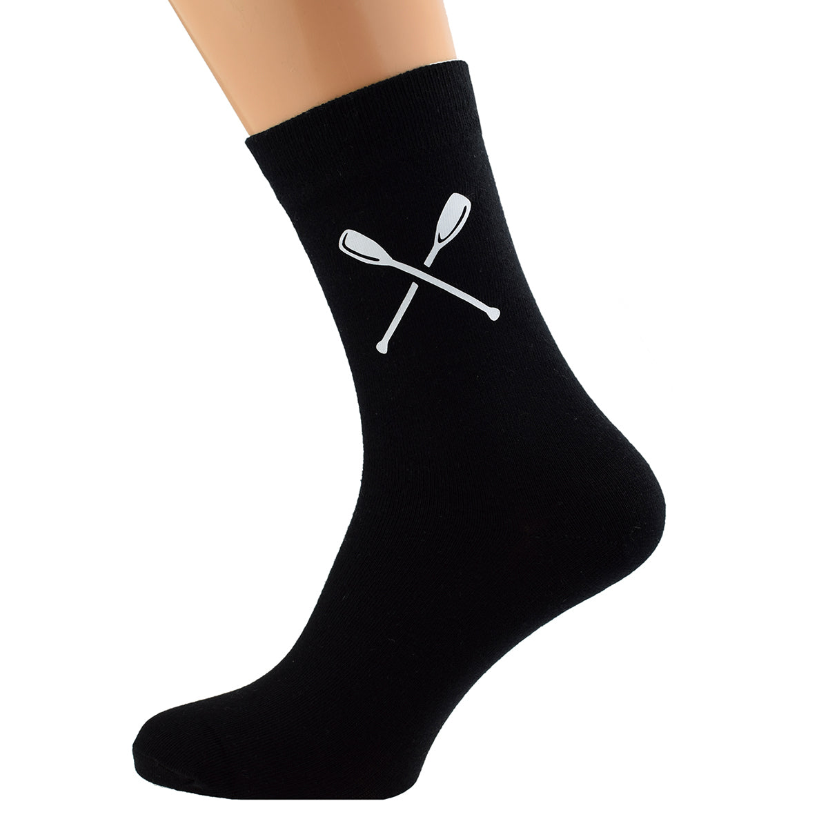 Crossed Rowing Oars Mens Black Socks| Ashton and Finch
