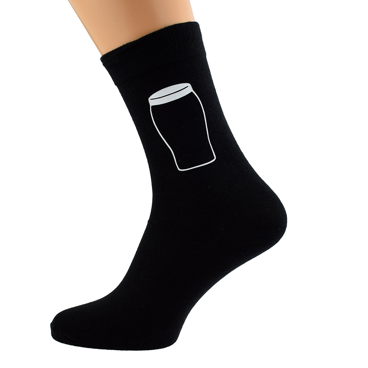 Stout Beer Design Mens Black Socks| Ashton and Finch