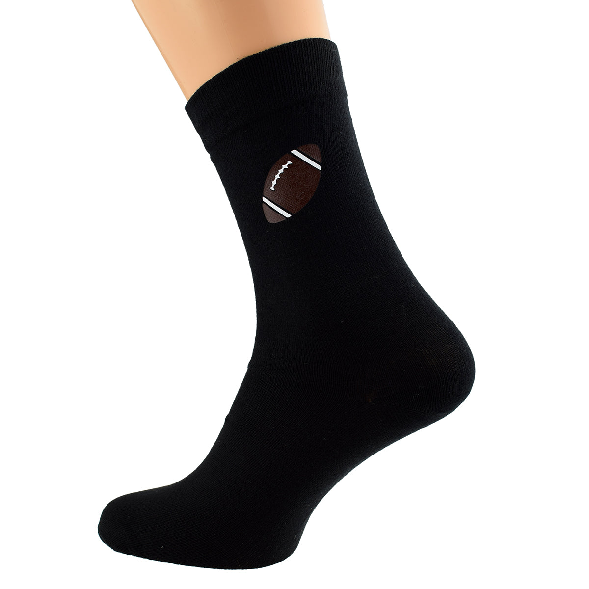 American Football Design Mens Black Socks| Ashton and Finch