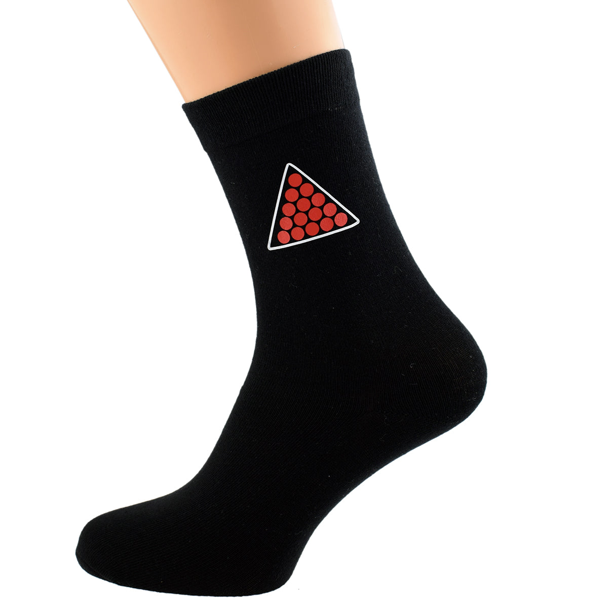 Snooker Triangle Balls Design Black Socks| Ashton and Finch