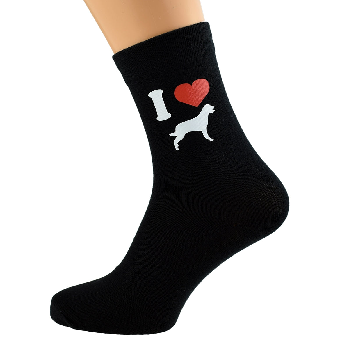 I Love Rottweilers Mens Black Socks| Ashton and Finch