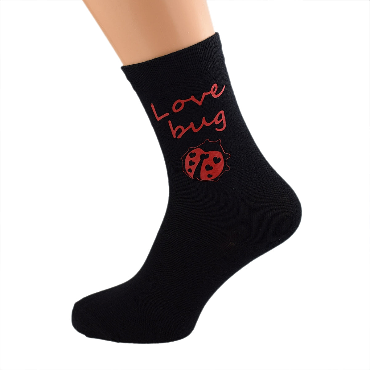 Love Bug Mens Black Socks| Ashton and Finch