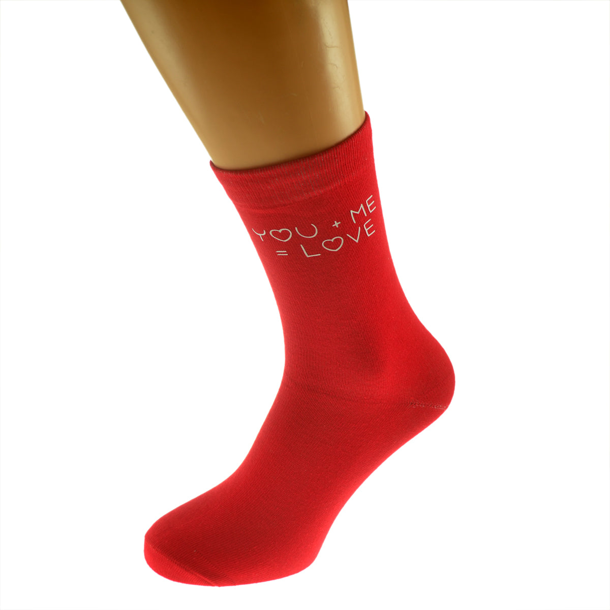 You Me Love Valentine Mens Red Socks| Ashton and Finch