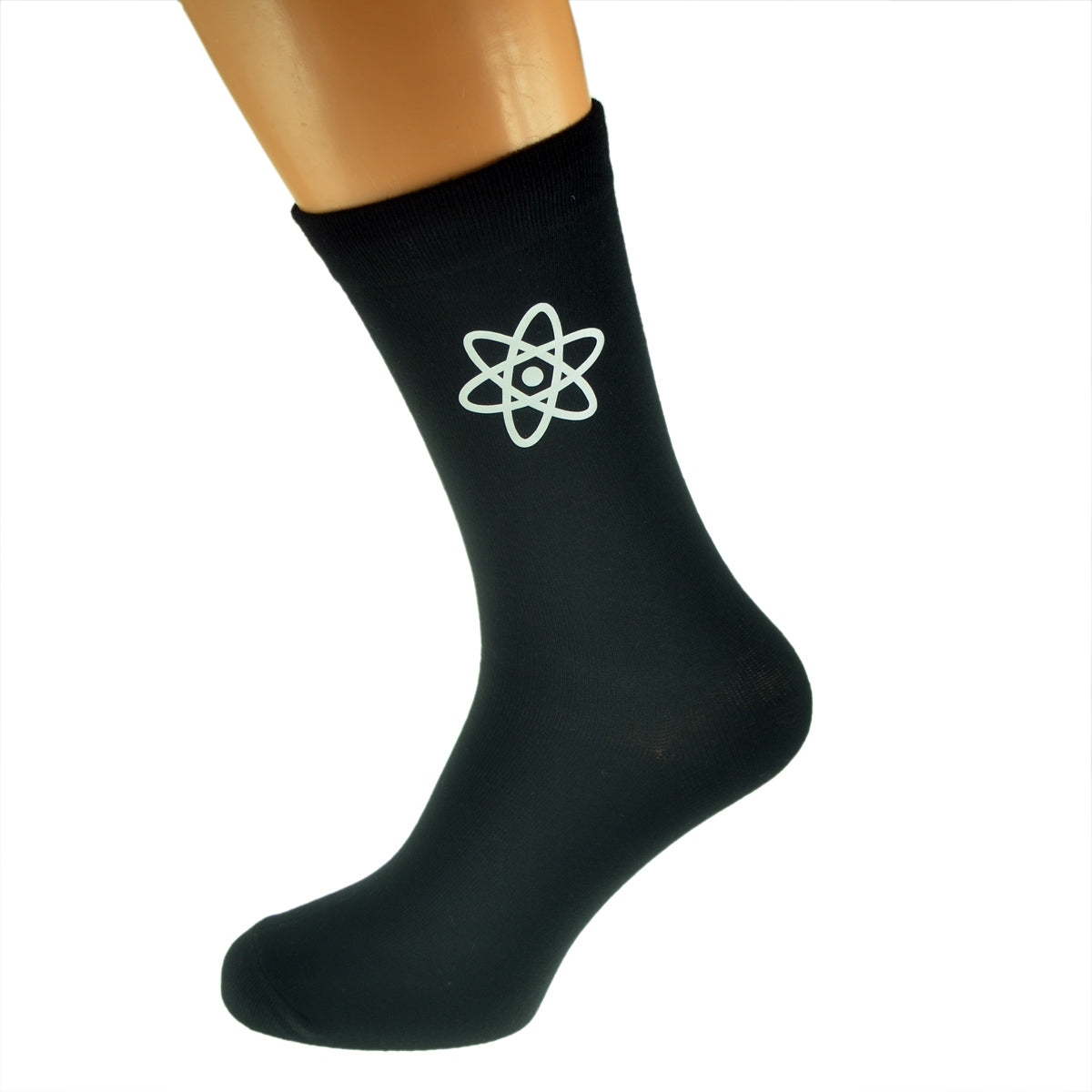 Atomic Structure Design Mens Black Socks| Ashton and Finch