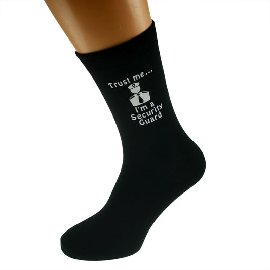 Security Guard Design Trust Me I’m A Security Guard Mens Black Socks| Ashton and Finch