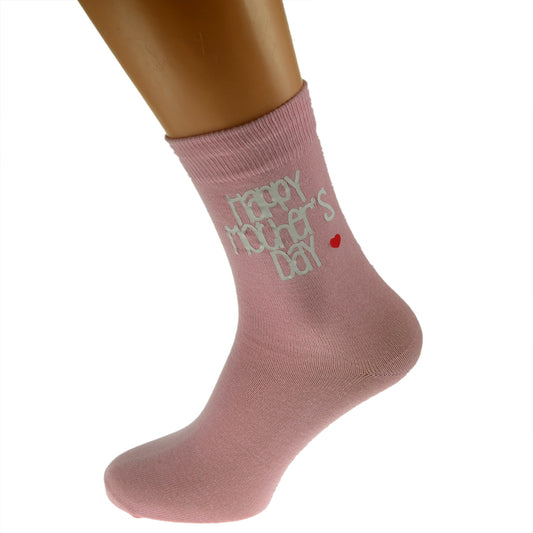 Happy Mothers Day Ladies Pink Socks| Ashton and Finch