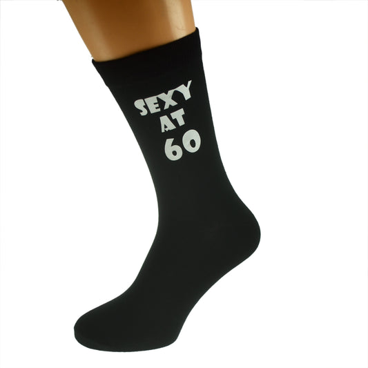 Sexy At 60 Mens Black Socks Great 60th Birthday Idea| Ashton and Finch