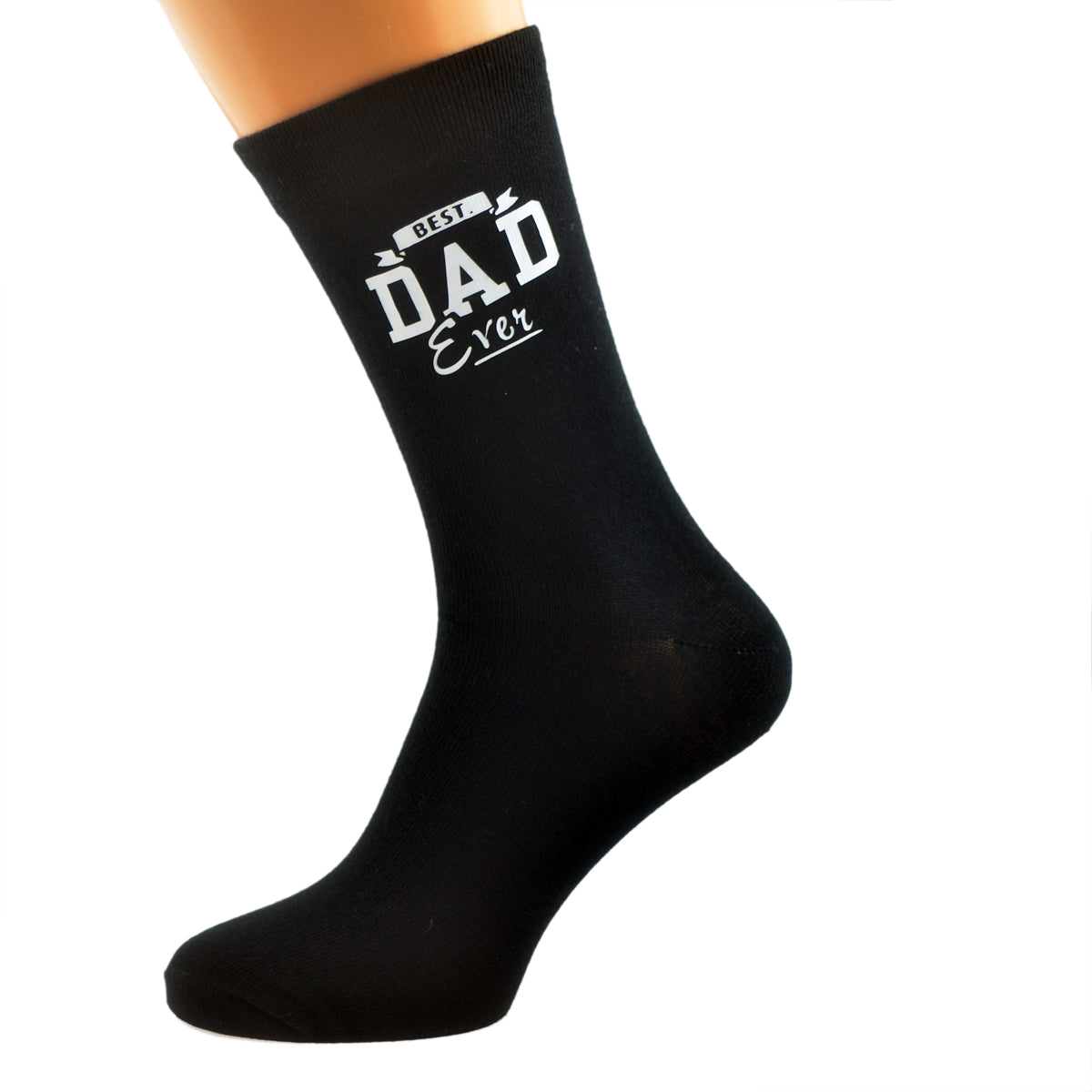 Best Dad Ever Mens Black Socks| Ashton and Finch