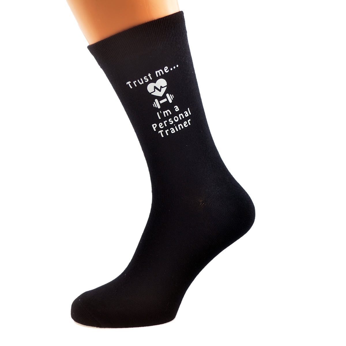 Trust Me I’m A Personal Trainer Mens Black Socks| Ashton and Finch