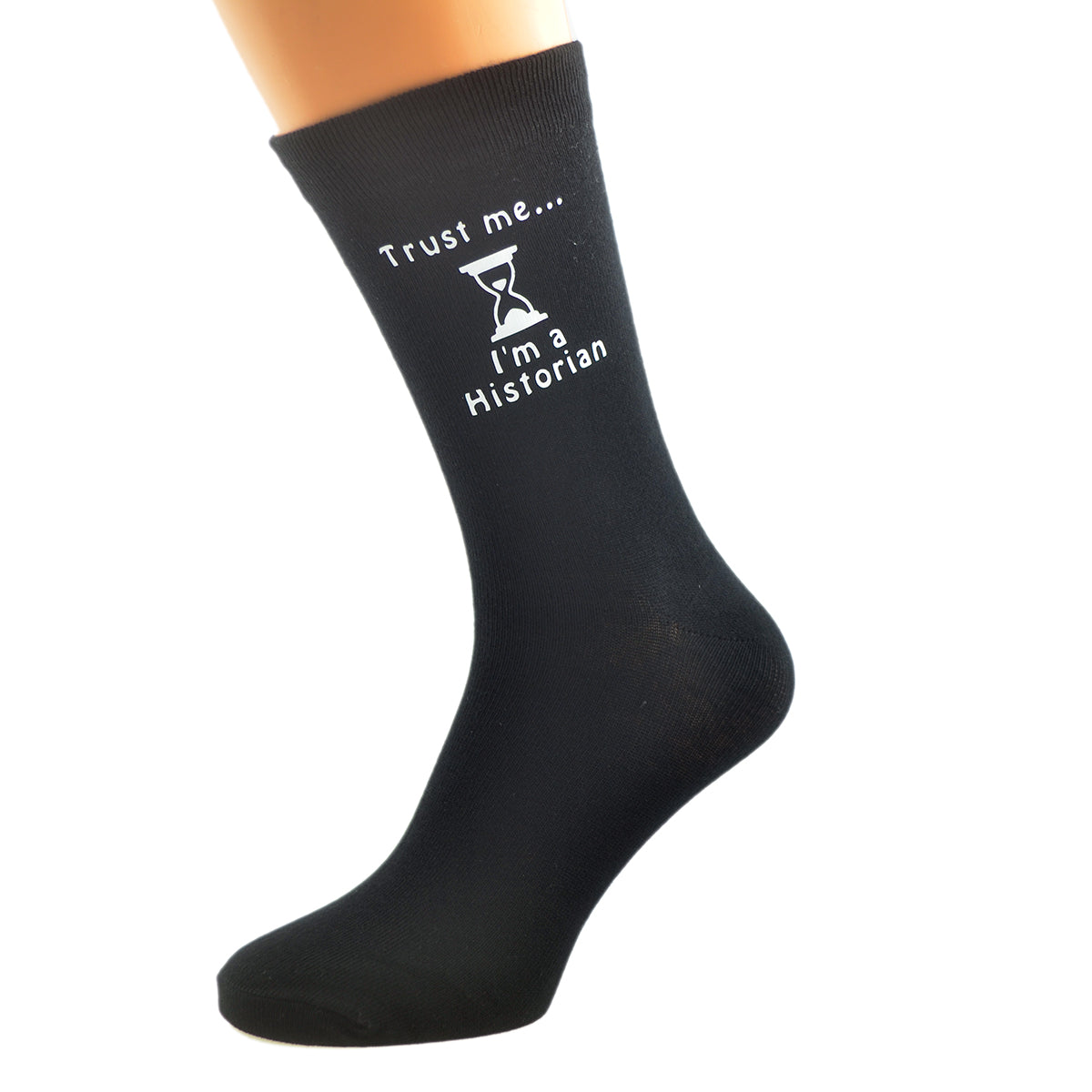 Trust Me I’m A Historian Mens Black Socks| Ashton and Finch