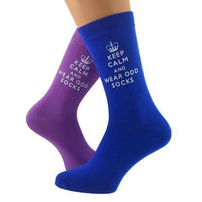 Keep Calm Wear Odd Socks Mens Fun Novelty Socks| Ashton and Finch