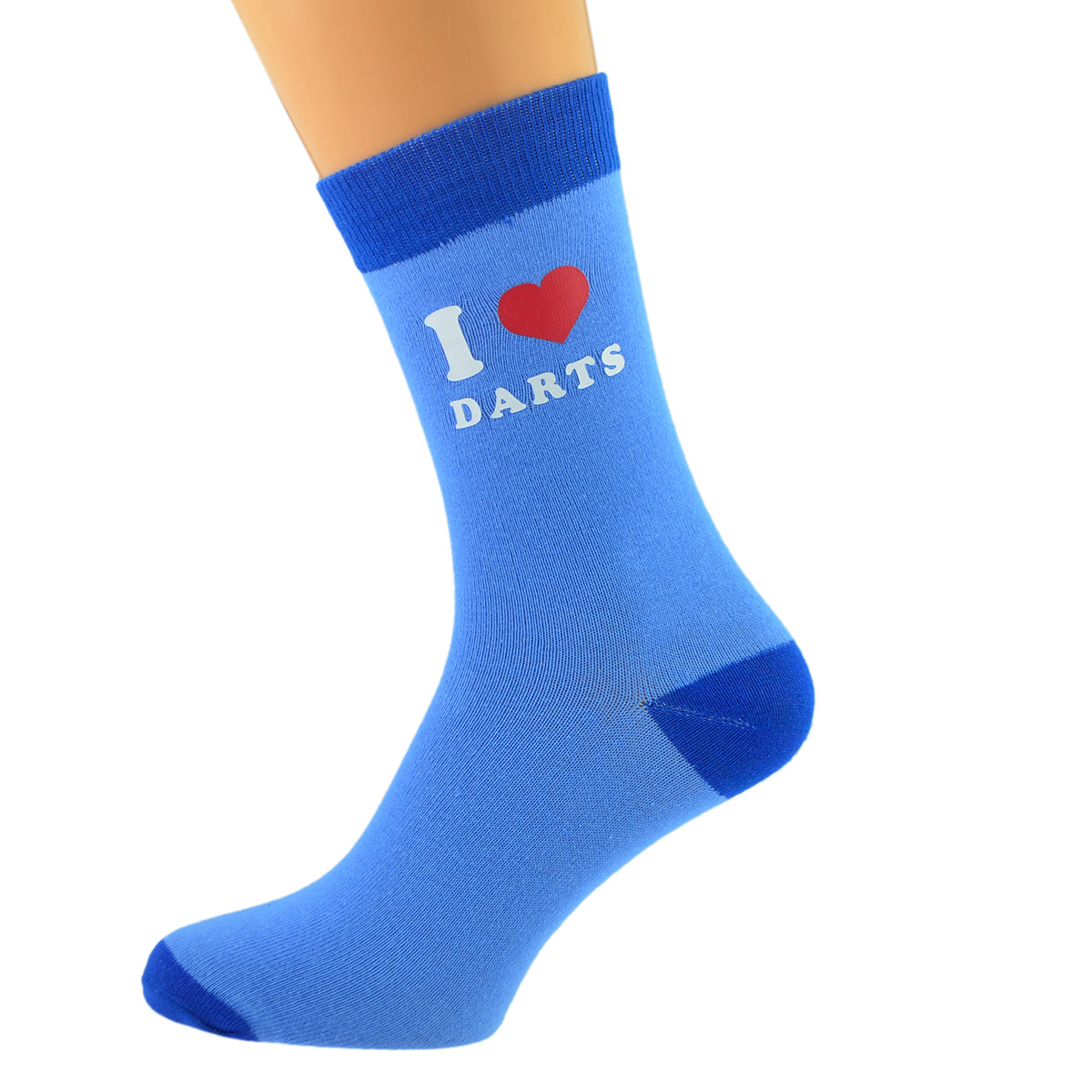 Two Tone Blue Unisex Socks I Love Darts| Ashton and Finch