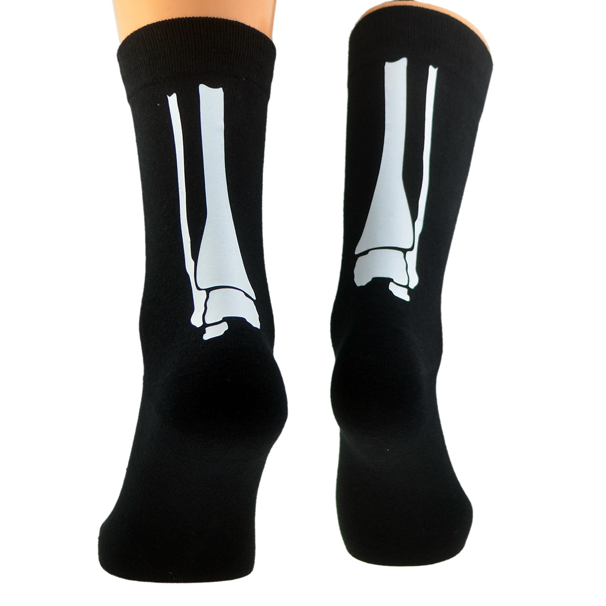 Spooky Bones Design Mens Black Socks| Ashton and Finch