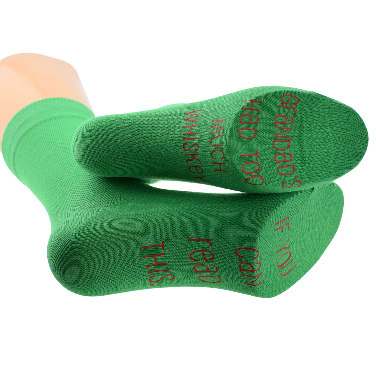 Funny If You Can Read This Grandad’s Had Too Much Whiskey Mens Socks| Ashton and Finch