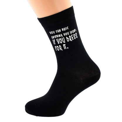Mens Black Socks Novelty Dress For It Socks| Ashton and Finch