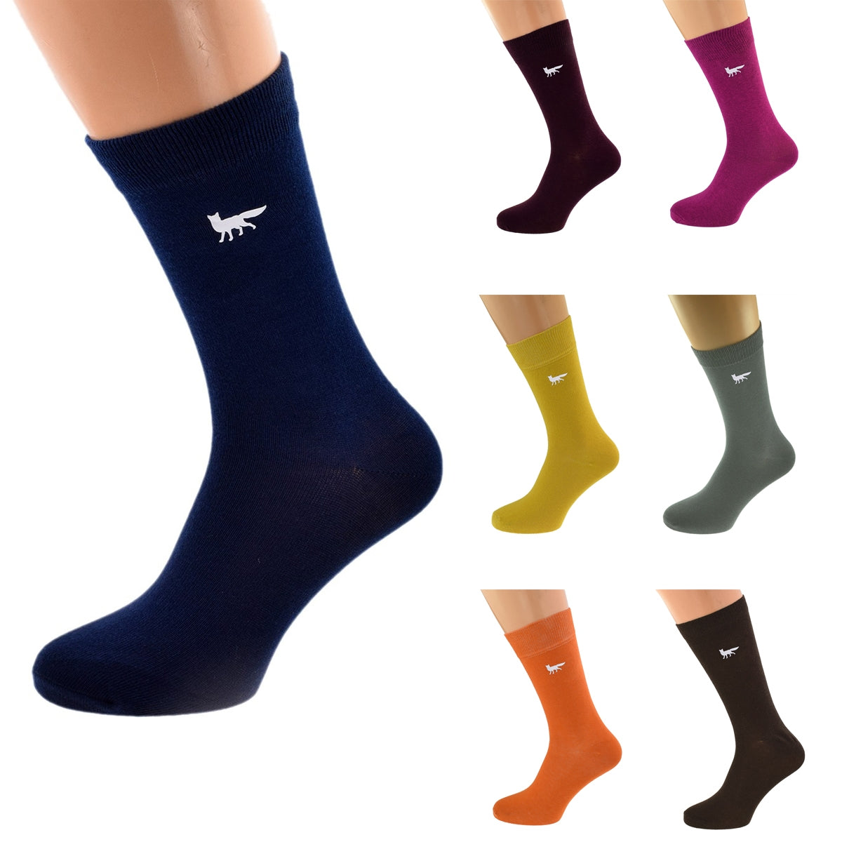 Mens Socks With Fox Design| Ashton and Finch