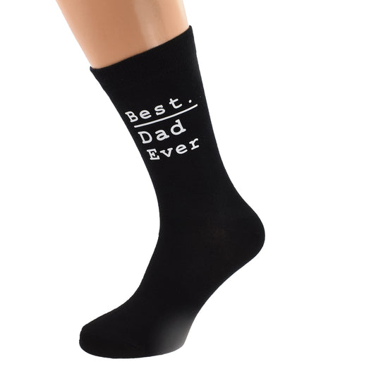 Best Dad Ever Mens Black Socks 1| Ashton and Finch