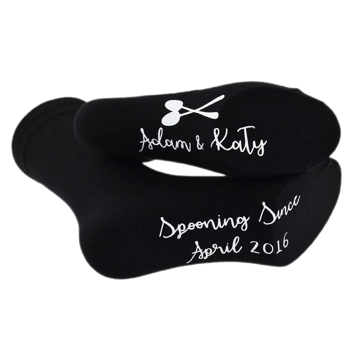 Personalised Spooning Since Anniversary Date Socks| Ashton and Finch