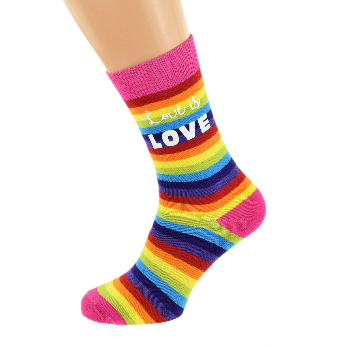 Love Is Love Rainbow Design Socks| Ashton and Finch