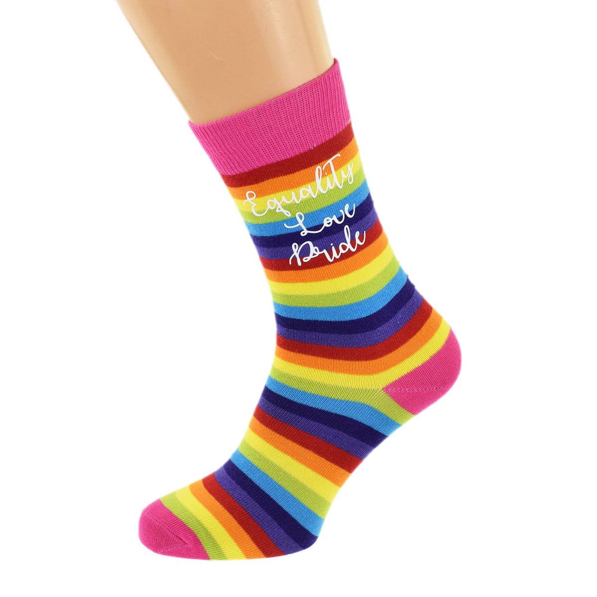 Equality Love Pride Rainbow Design Socks| Ashton and Finch