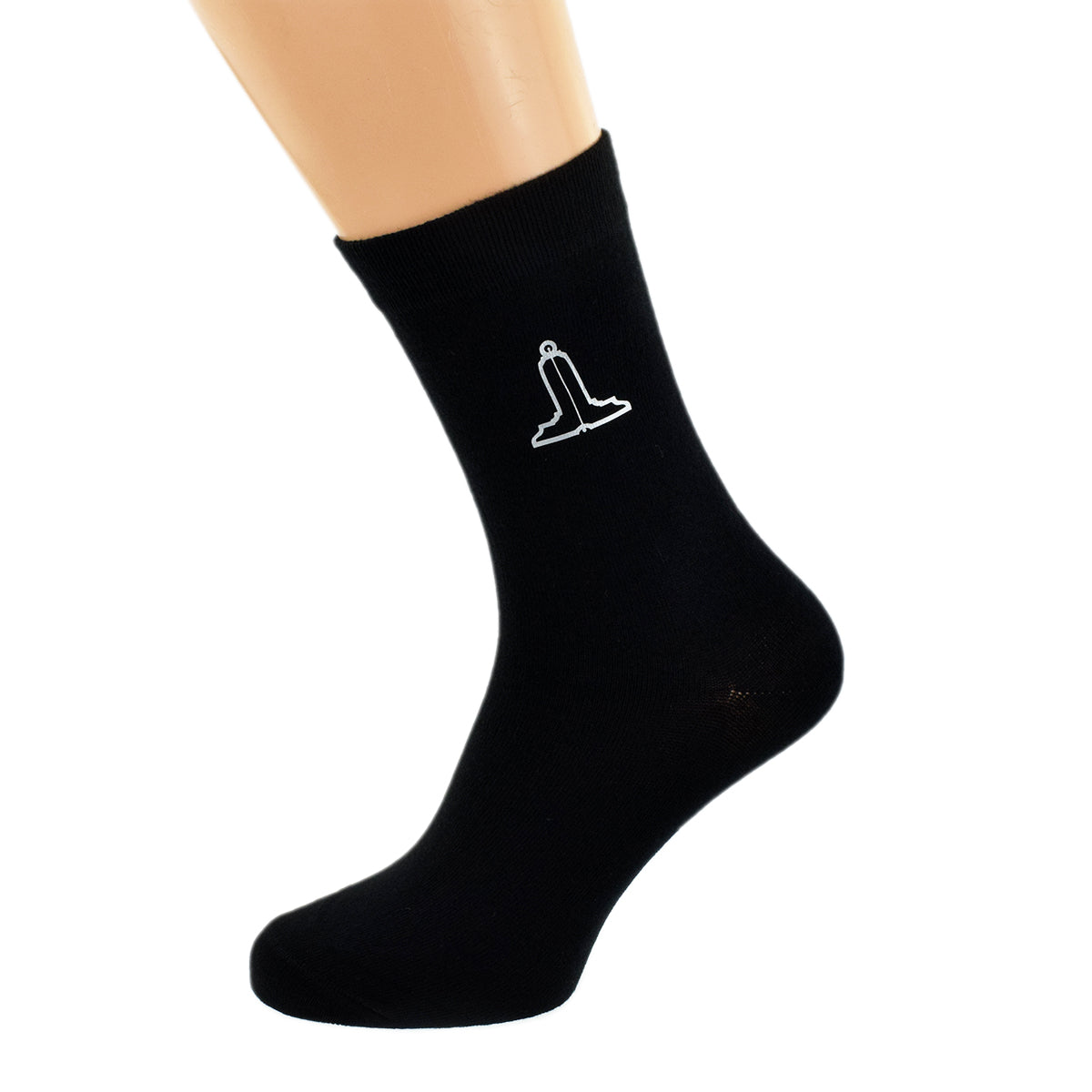 Masonic Senior Warden Mens Black Socks| Ashton and Finch