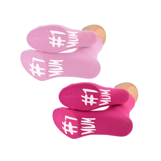 #1 Mum Sole Print Socks For Your Number One Mum| Ashton and Finch