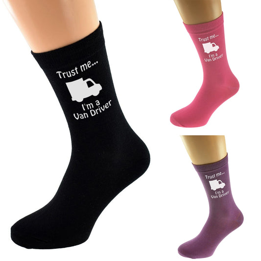 Trust Me I’m A Van Driver Socks Mens Or Ladies Available In Various Colours| Ashton and Finch