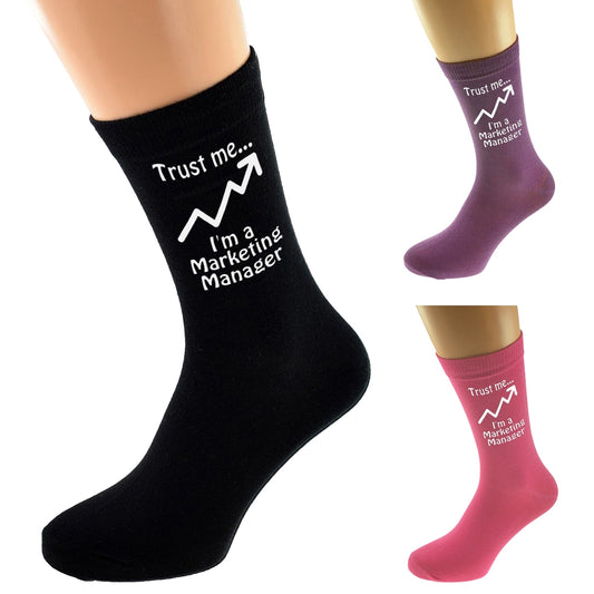 Trust Me I’m A Marketing Manager Socks| Ashton and Finch