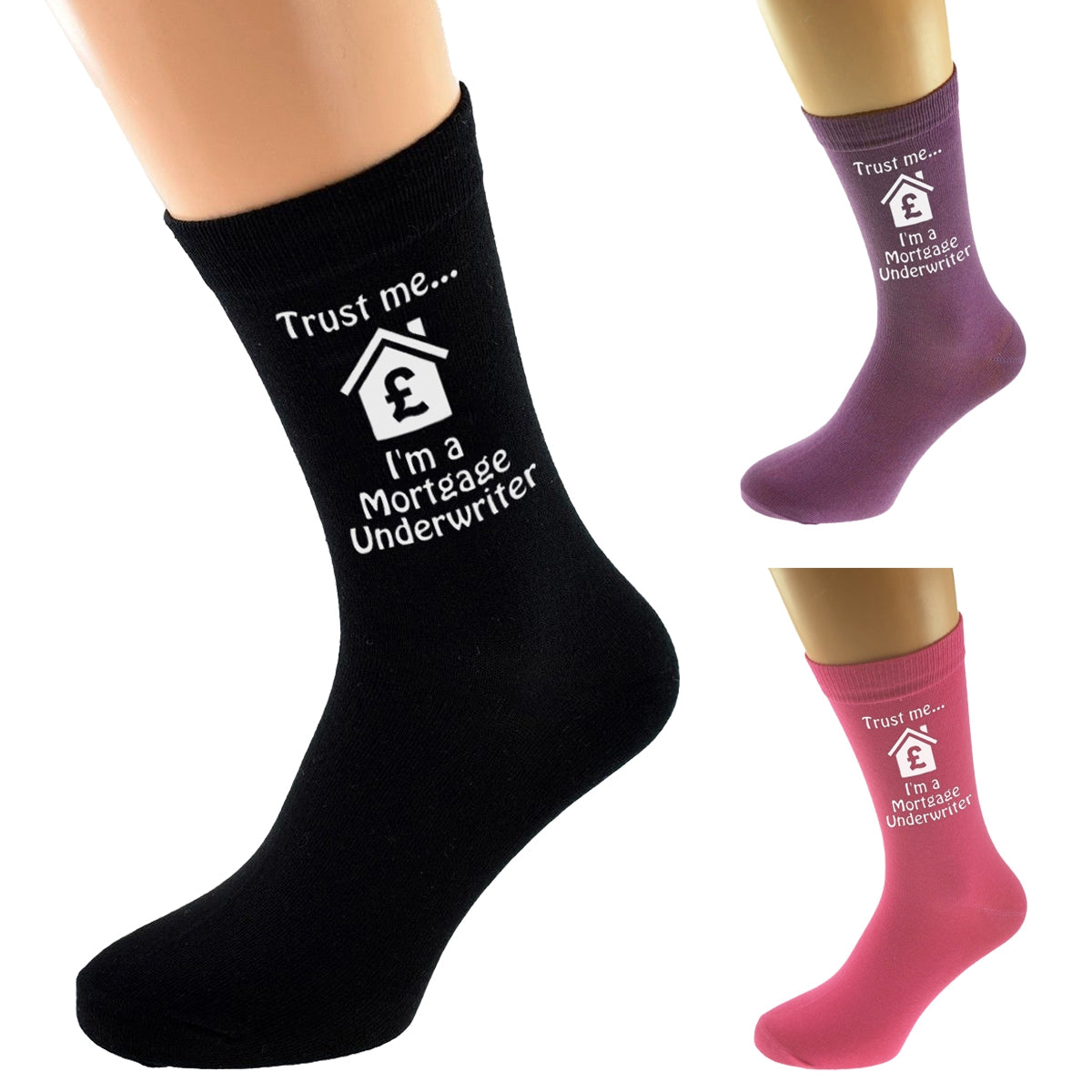Trust Me I’m A Mortgage Underwriter Socks| Ashton and Finch