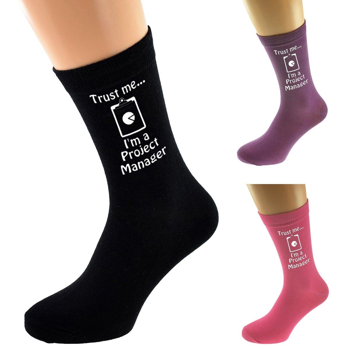 Trust Me I’m A Project Manager Socks| Ashton and Finch