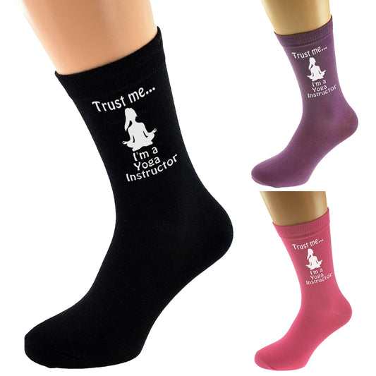 Trust Me I’m A Yoga Instructor Socks| Ashton and Finch