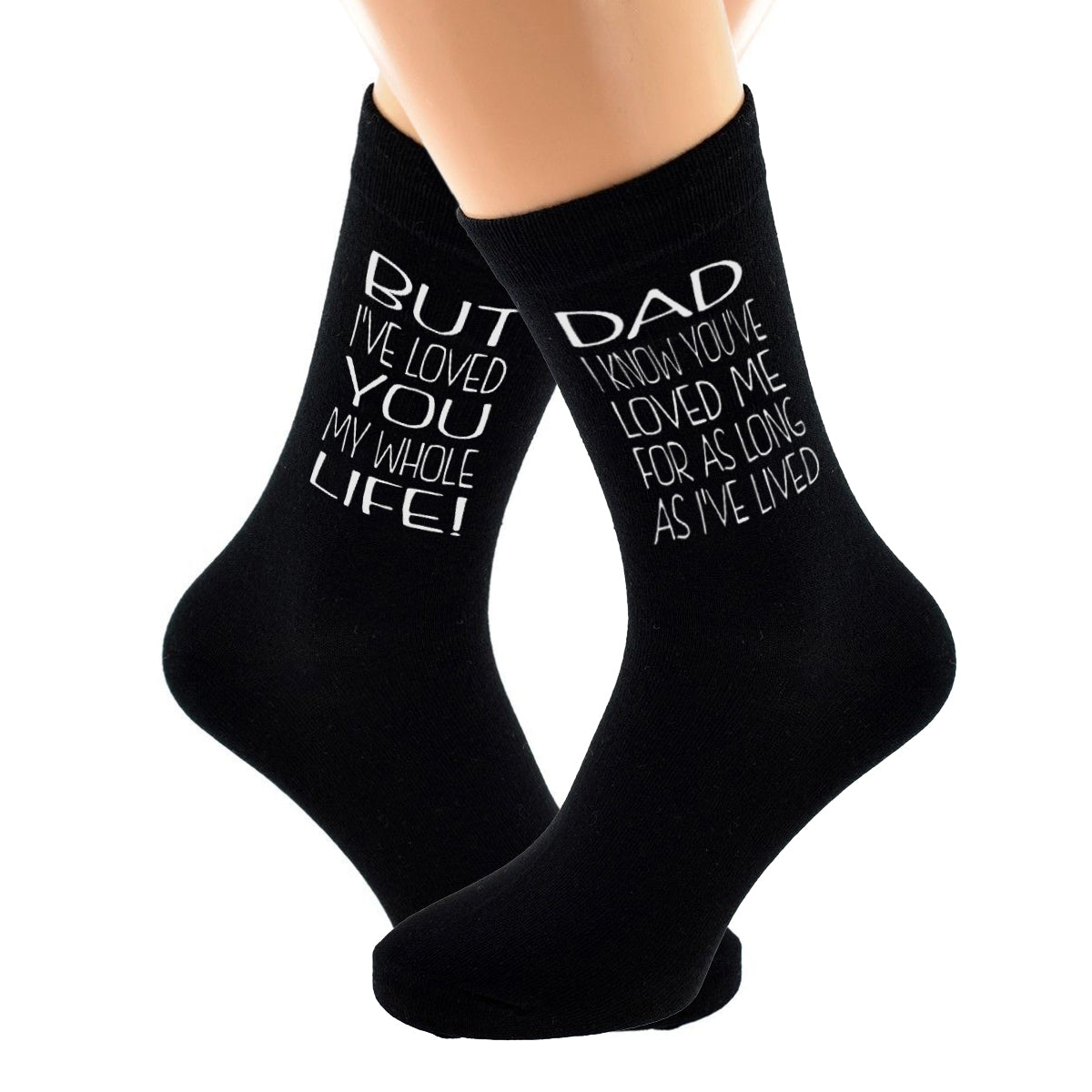 Sentimental Words For Dad Design Socks| Ashton and Finch